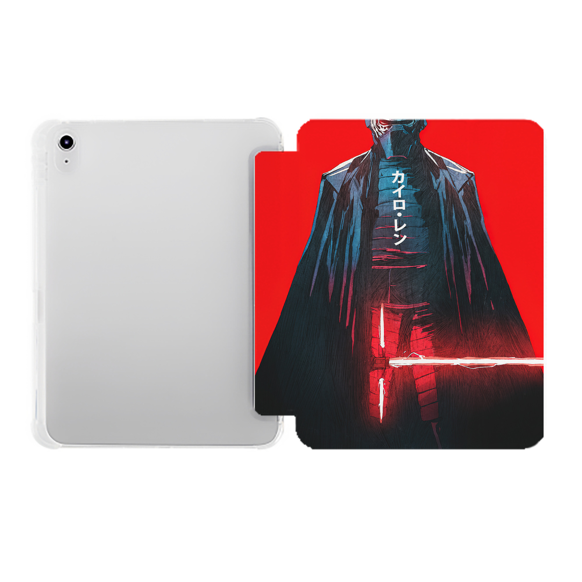 （画像用） スター・ウォーズ Star Wars IPad ケース ペン収納付き 三つ折りスタンド PUレザー×シリコン 対応機種9.5/10.5/10.9インチ